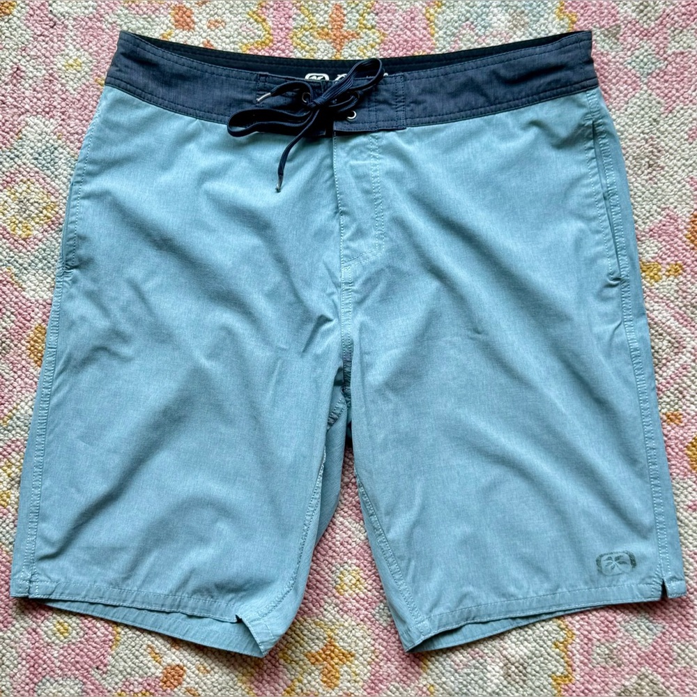 Land & Sea Hybrid Light Blue Board Shorts